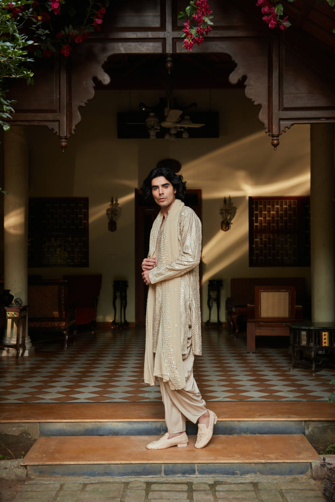 Zora Beige Kurta Set