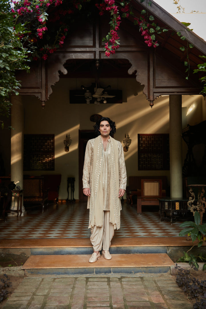 Zora Beige Kurta Set