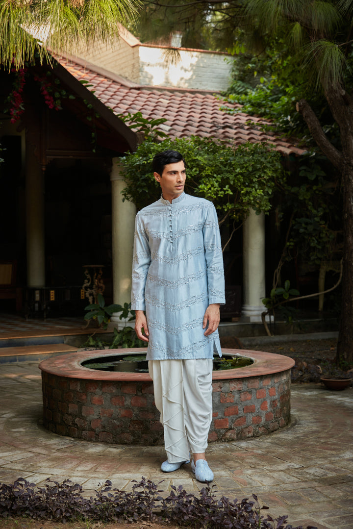 Zircon Light Blue Kurta set