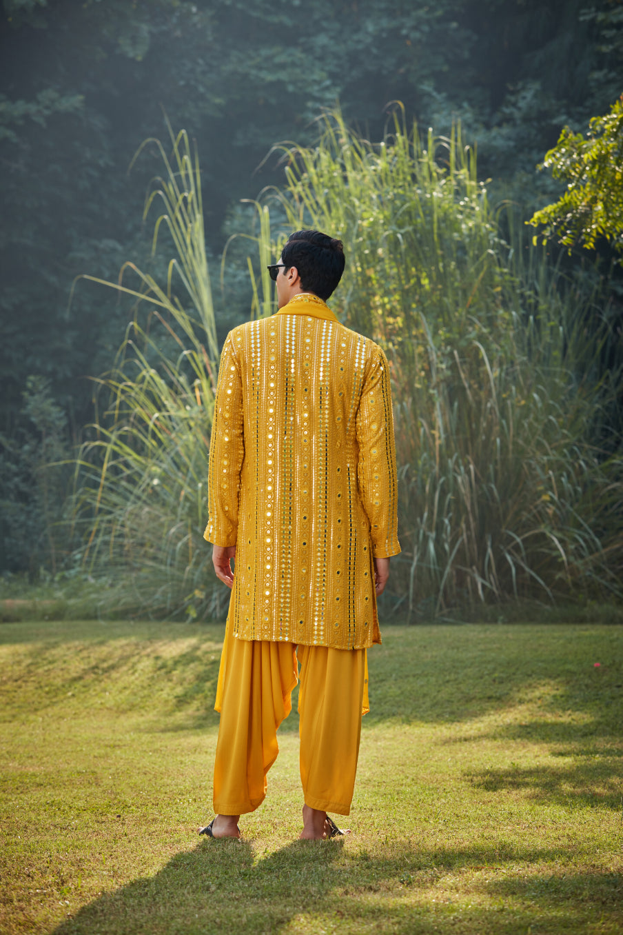 Ambrosia Mustard Kurta set