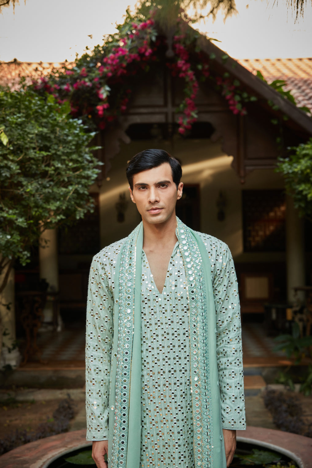 Haves Pastel Green Kurta set