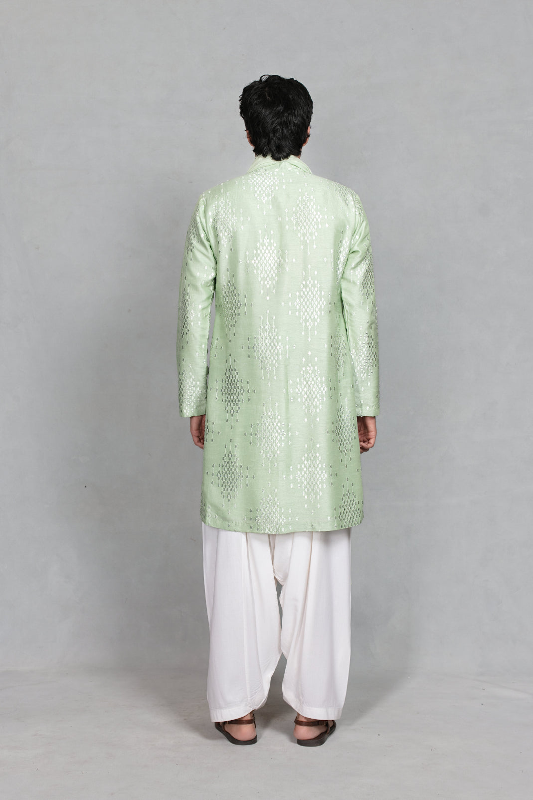 Mridu Kurta Set in Mint Green