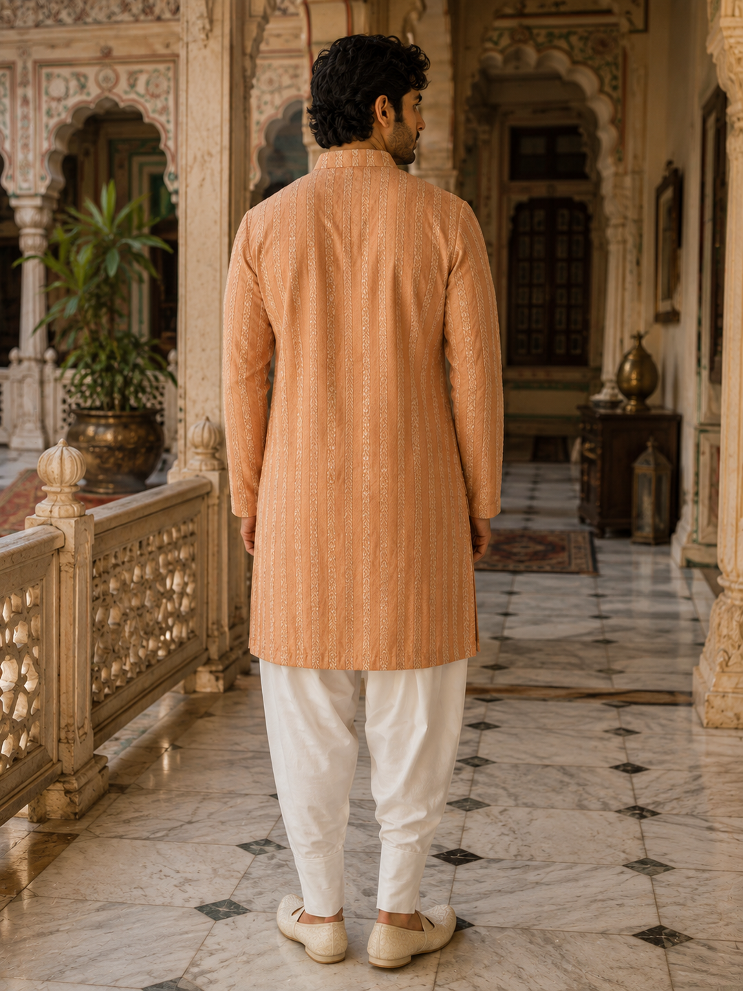 Kesari Kurta Set