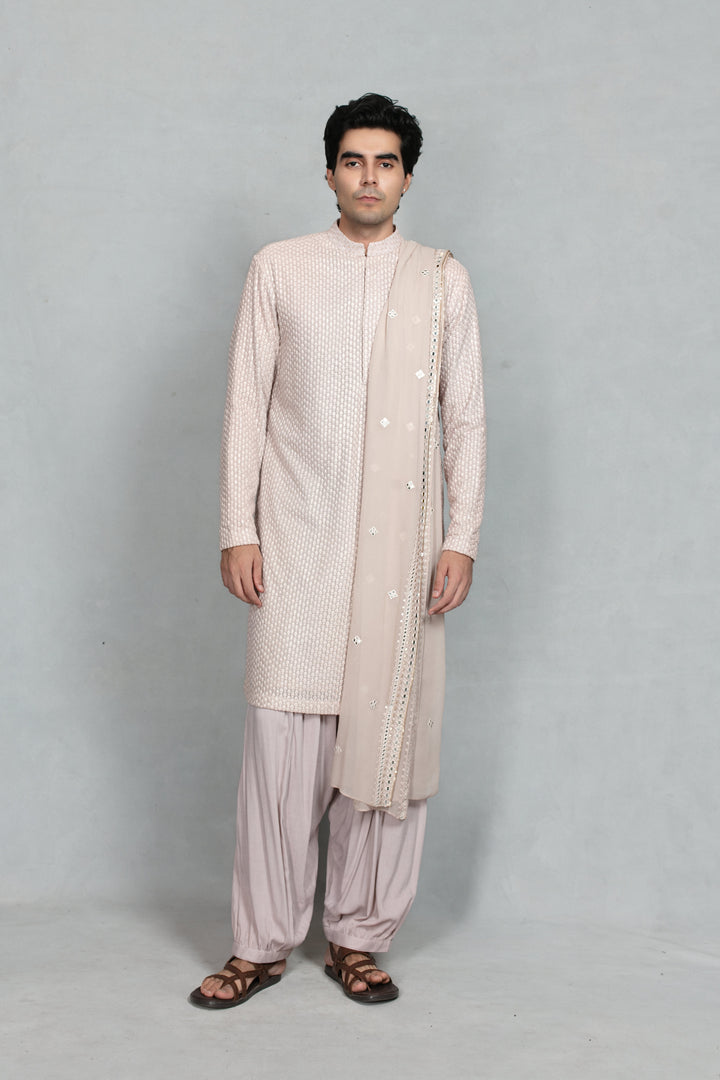 Raag Kurta Set in Lilac