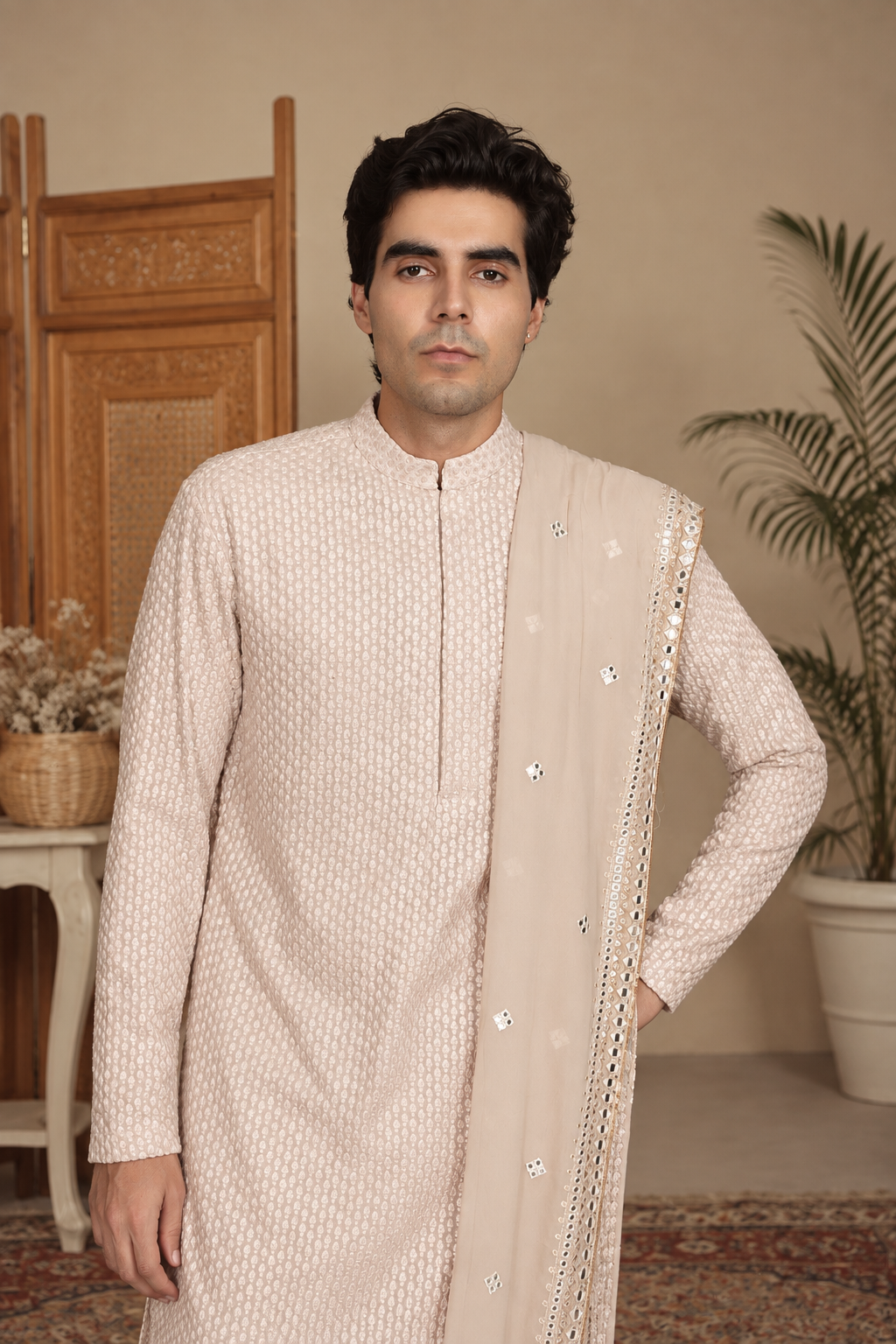 Raag Kurta Set in Lilac