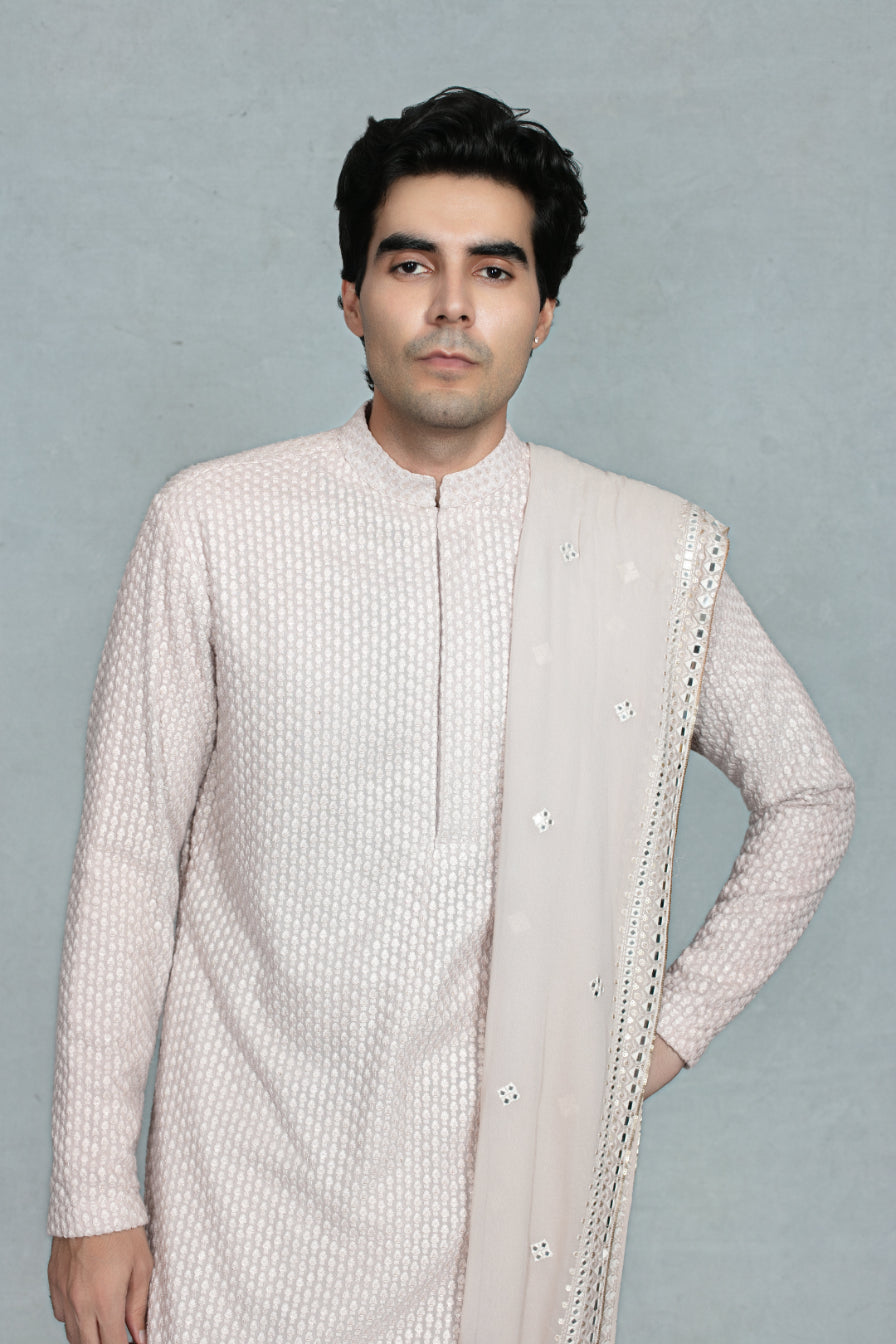 Raag Kurta Set in Lilac