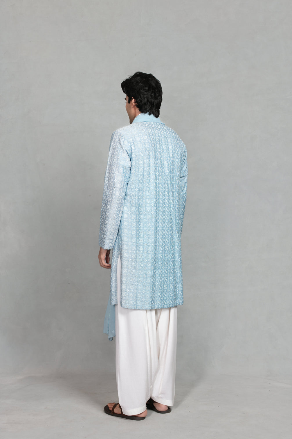 Archis Kurta Set in Light Blue