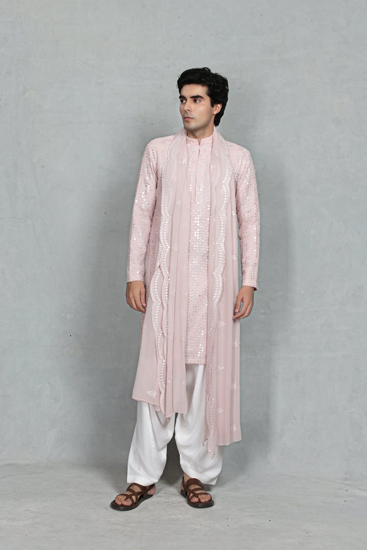 Swar Kurta Set in Lilac