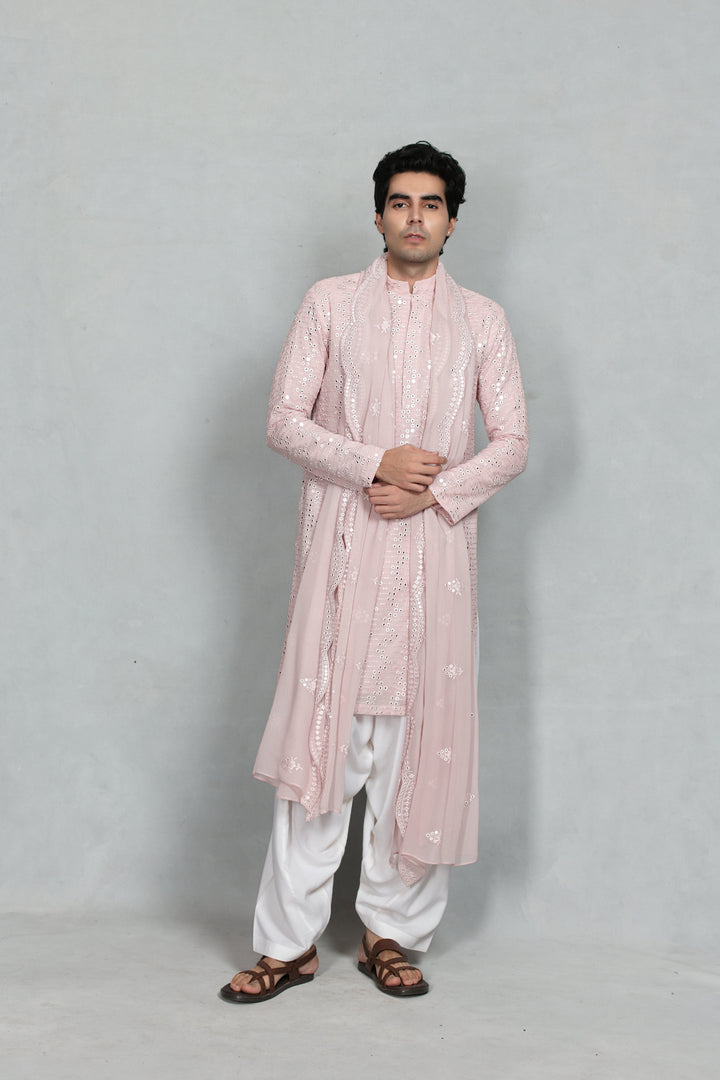 Swar Kurta Set in Lilac