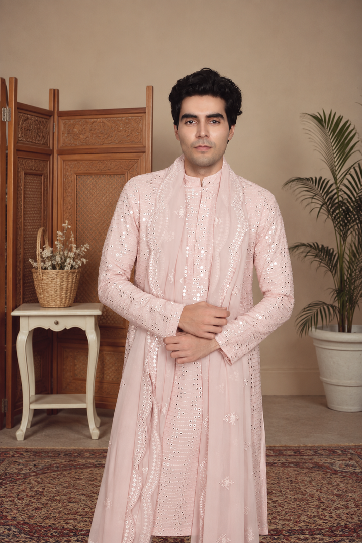 Swar Kurta Set in Lilac