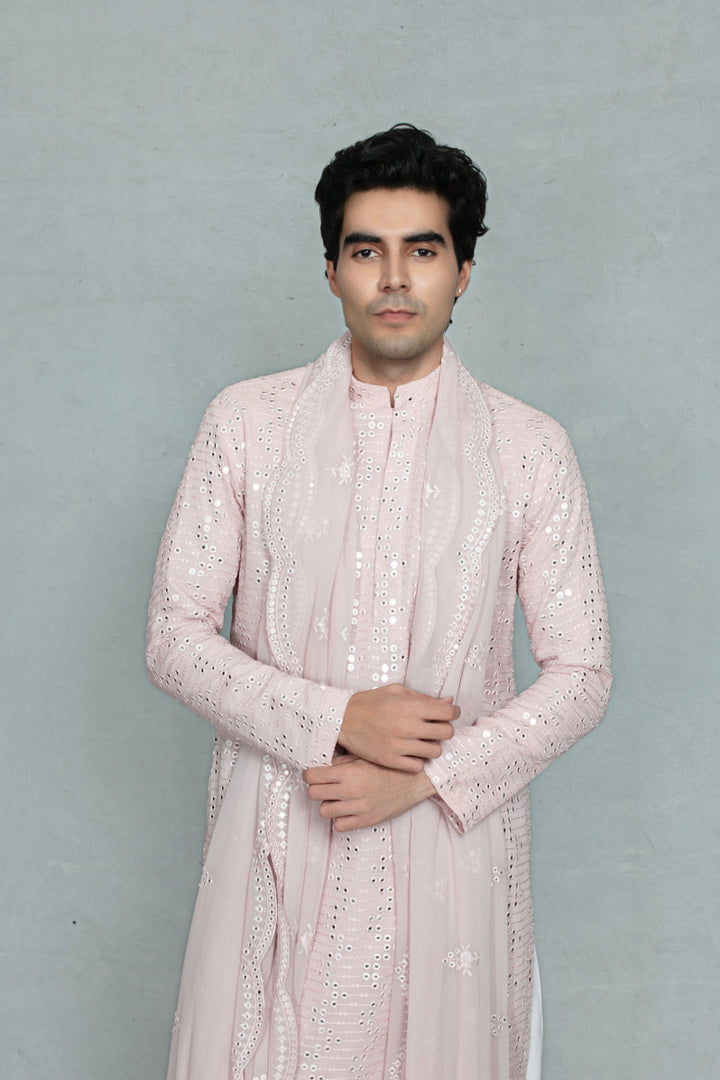 Swar Kurta Set in Lilac