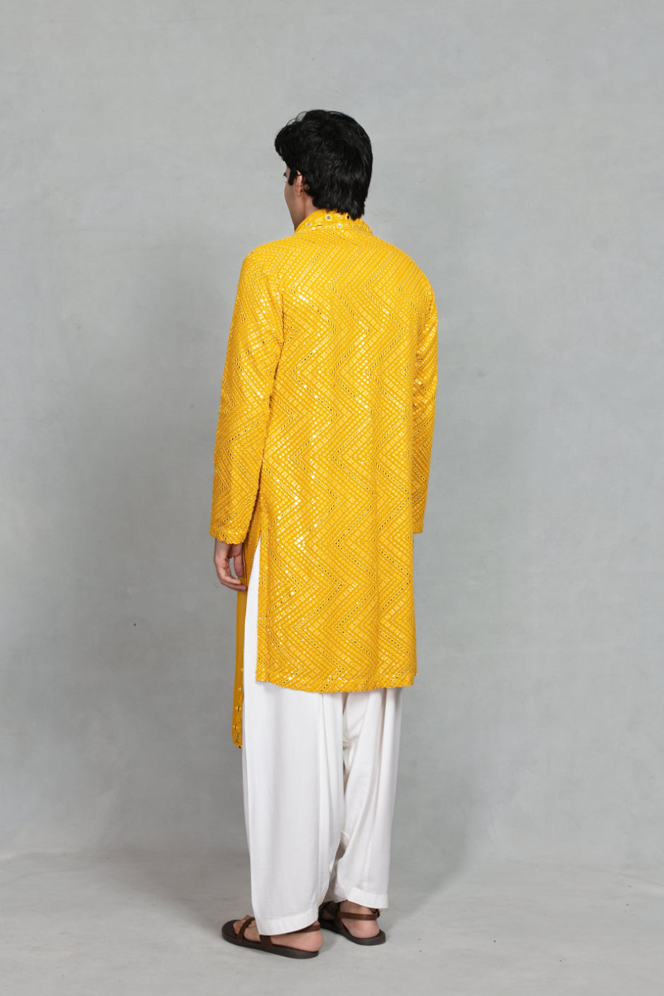 Arush Kurta Set in Yellow