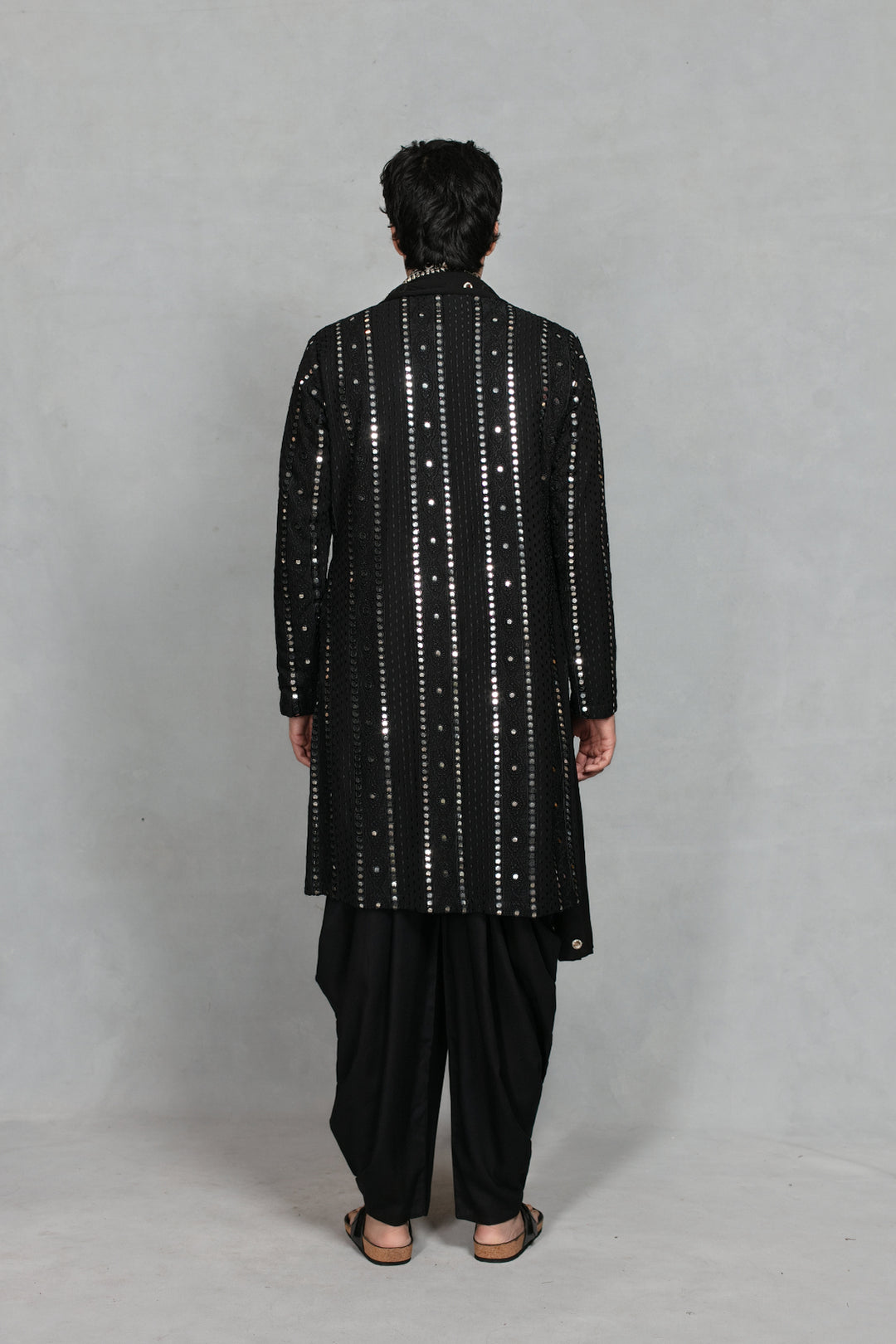 Aabha Kurta Set in Black