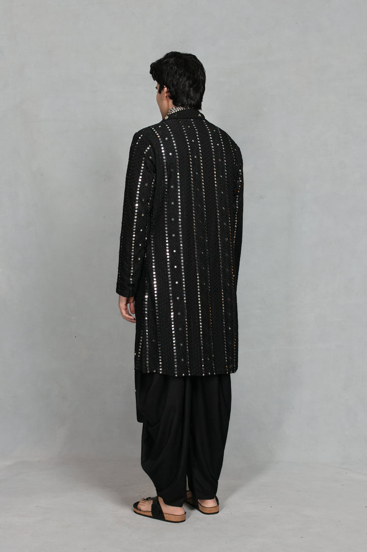 Aabha Kurta Set in Black