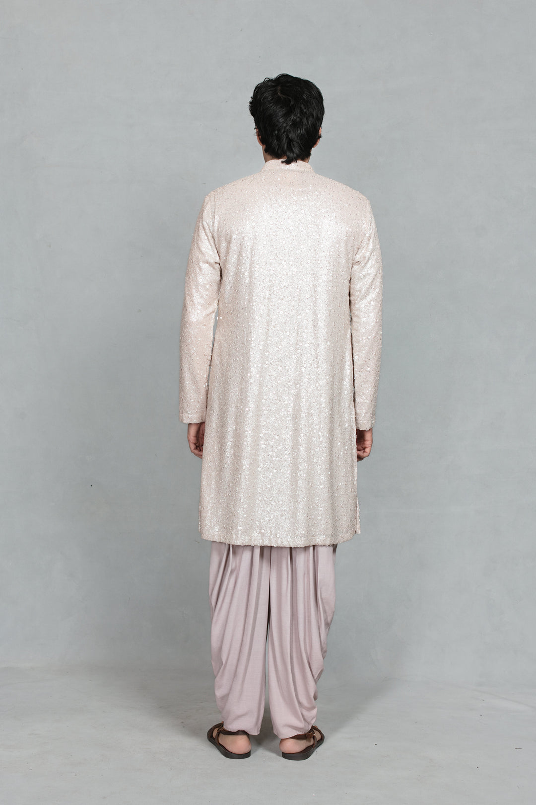 Antarik Kurta Set in Mauve