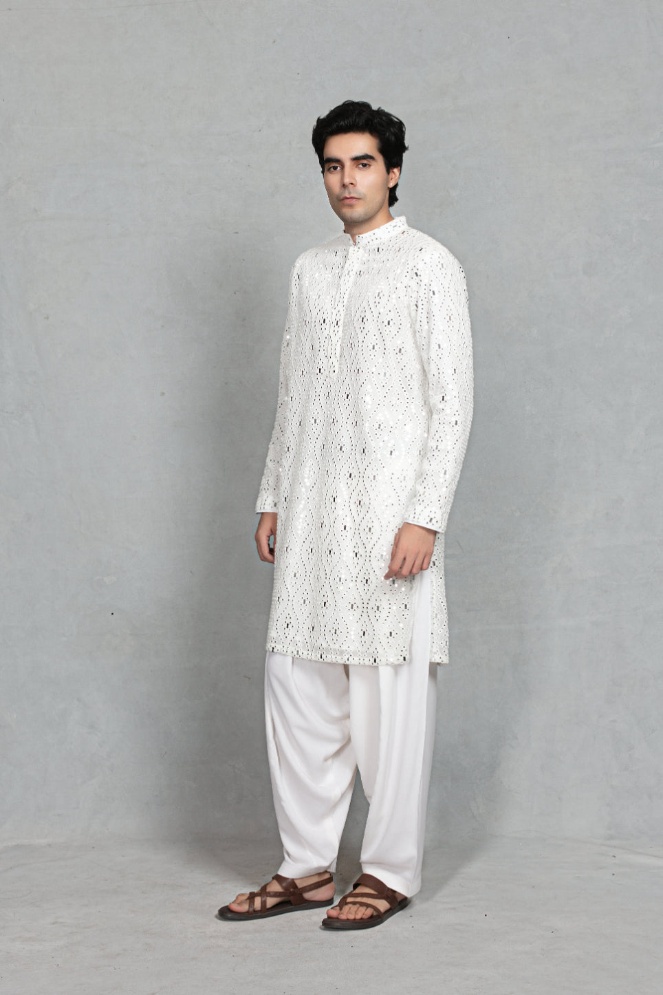 Saanidhya Kurta Set in Off-White