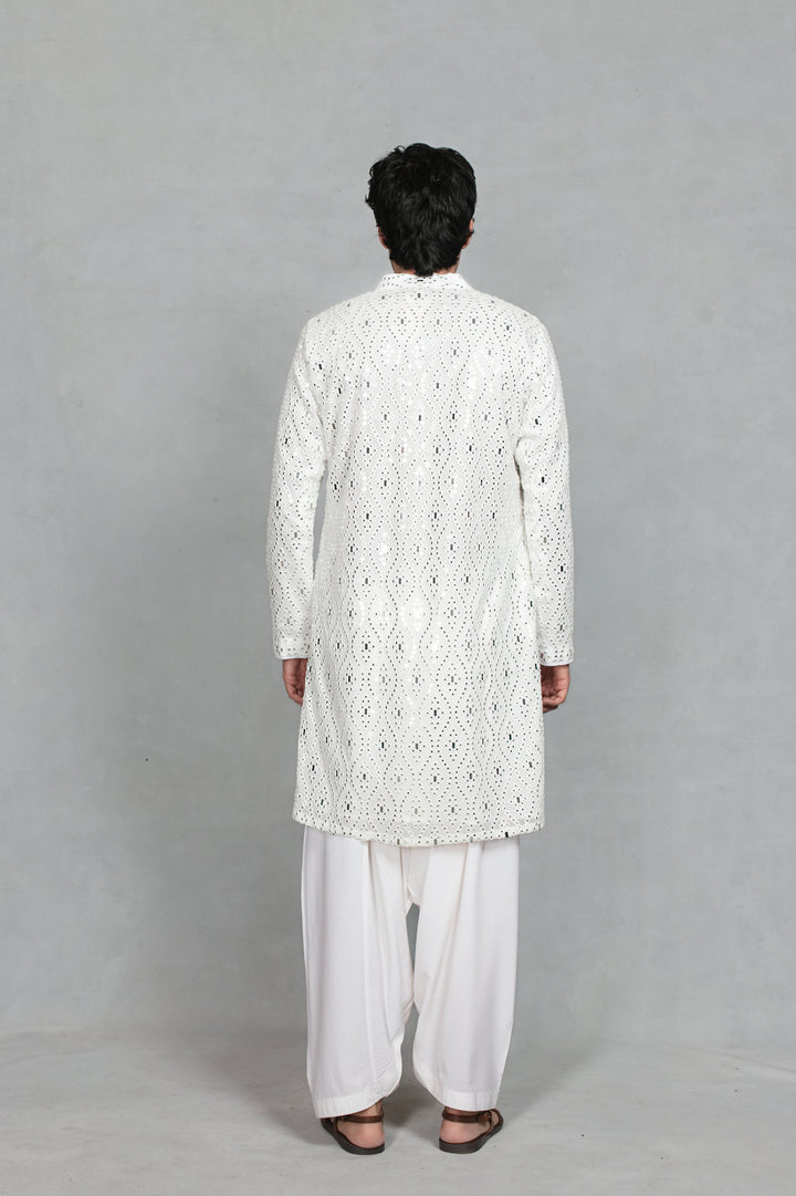 Saanidhya Kurta Set in Off-White