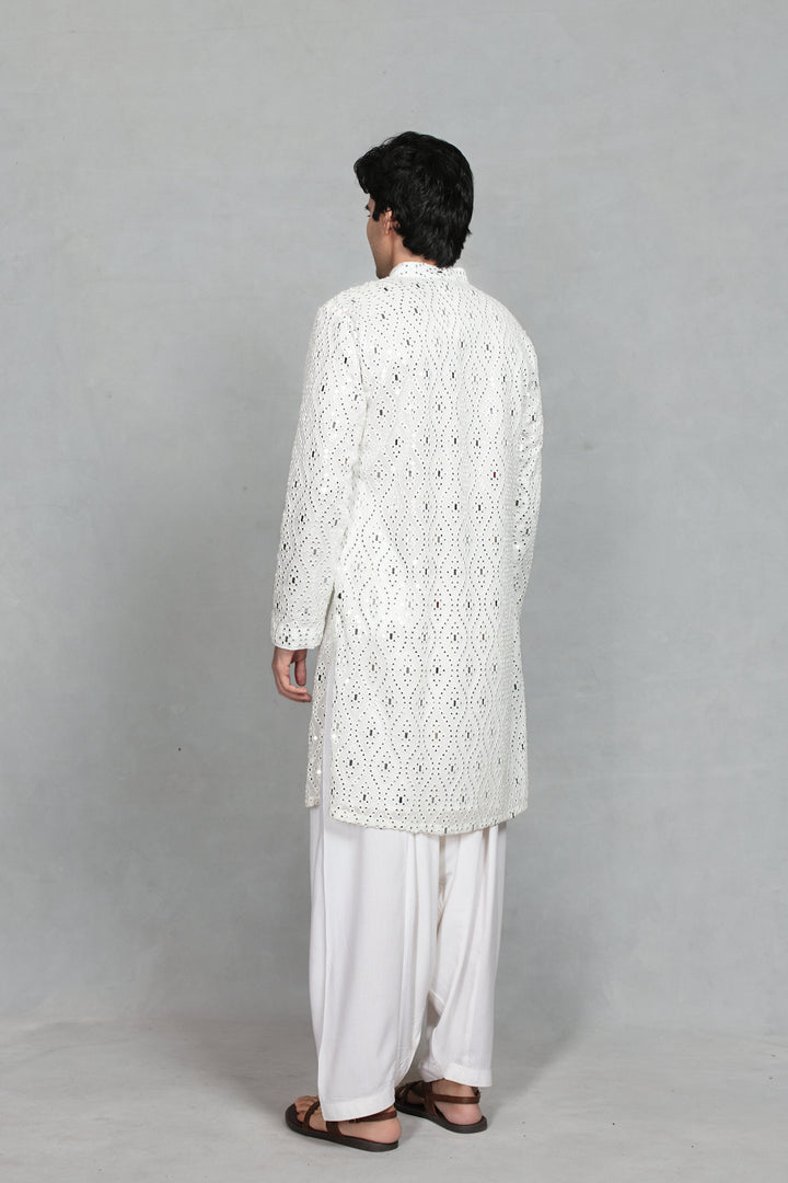 Saanidhya Kurta Set in Off-White
