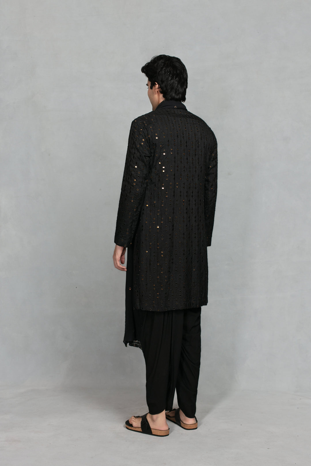 Saaya Kurta Set in Black