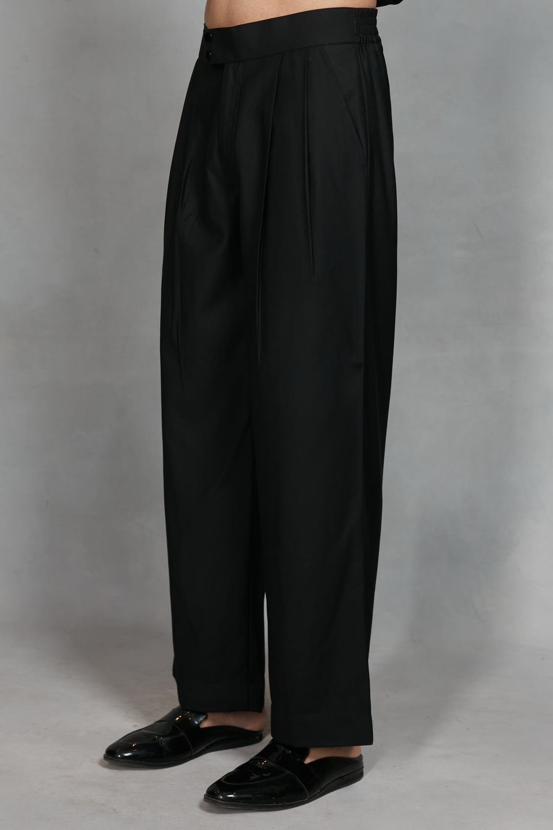 Raah Indo - Western Jacket Set in Black