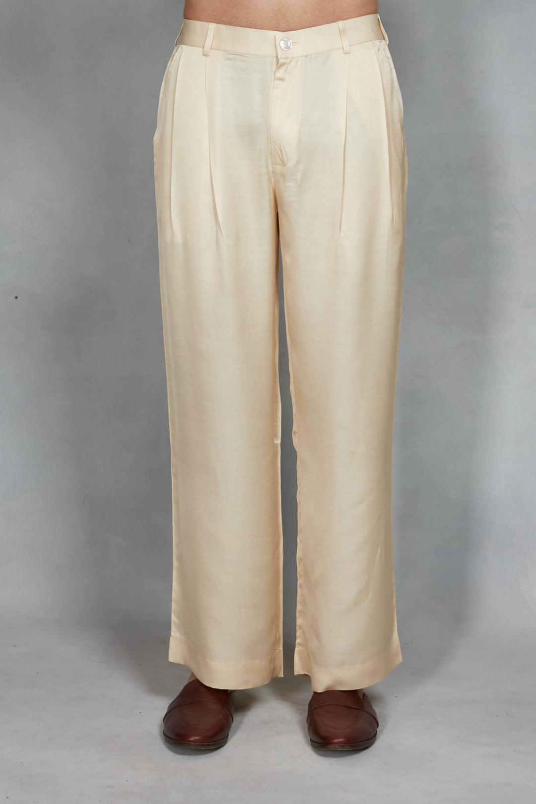Kora Indo Western Jacket Set in Ivory