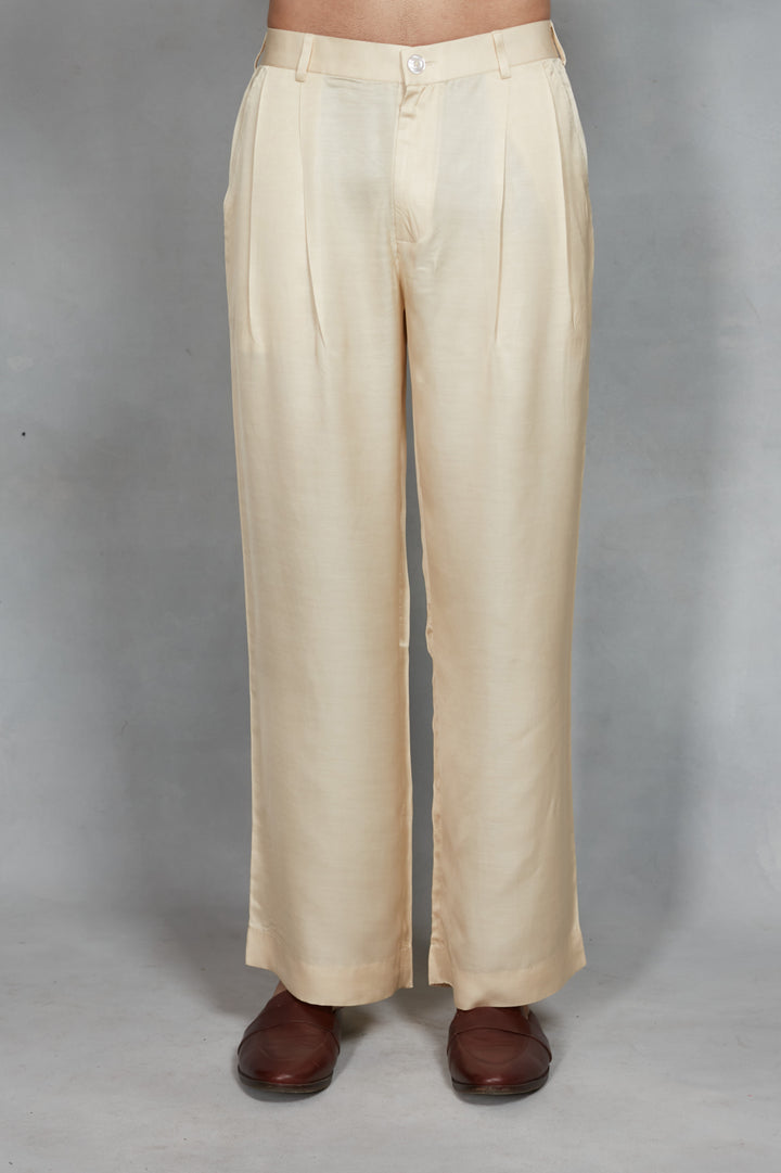 Kora Indo Western Jacket Set in Ivory