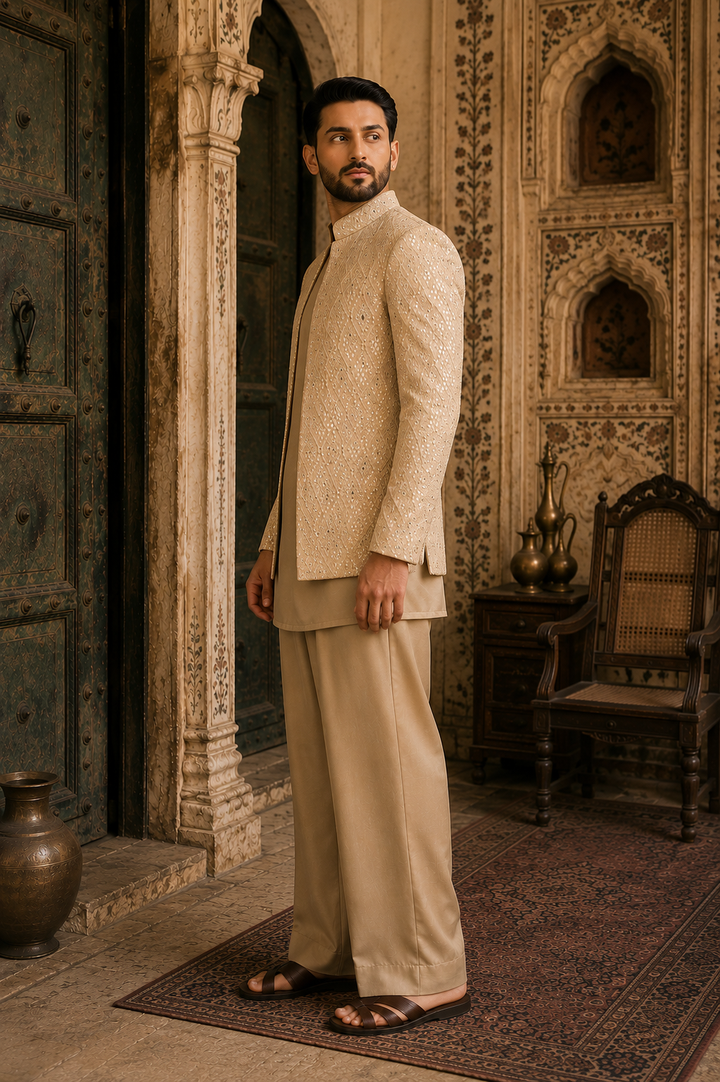 Dhuri Indo Western Jacket Set