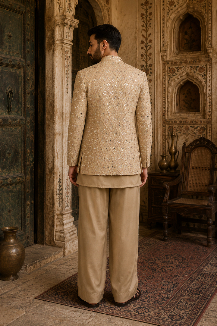 Dhuri Indo Western Jacket Set
