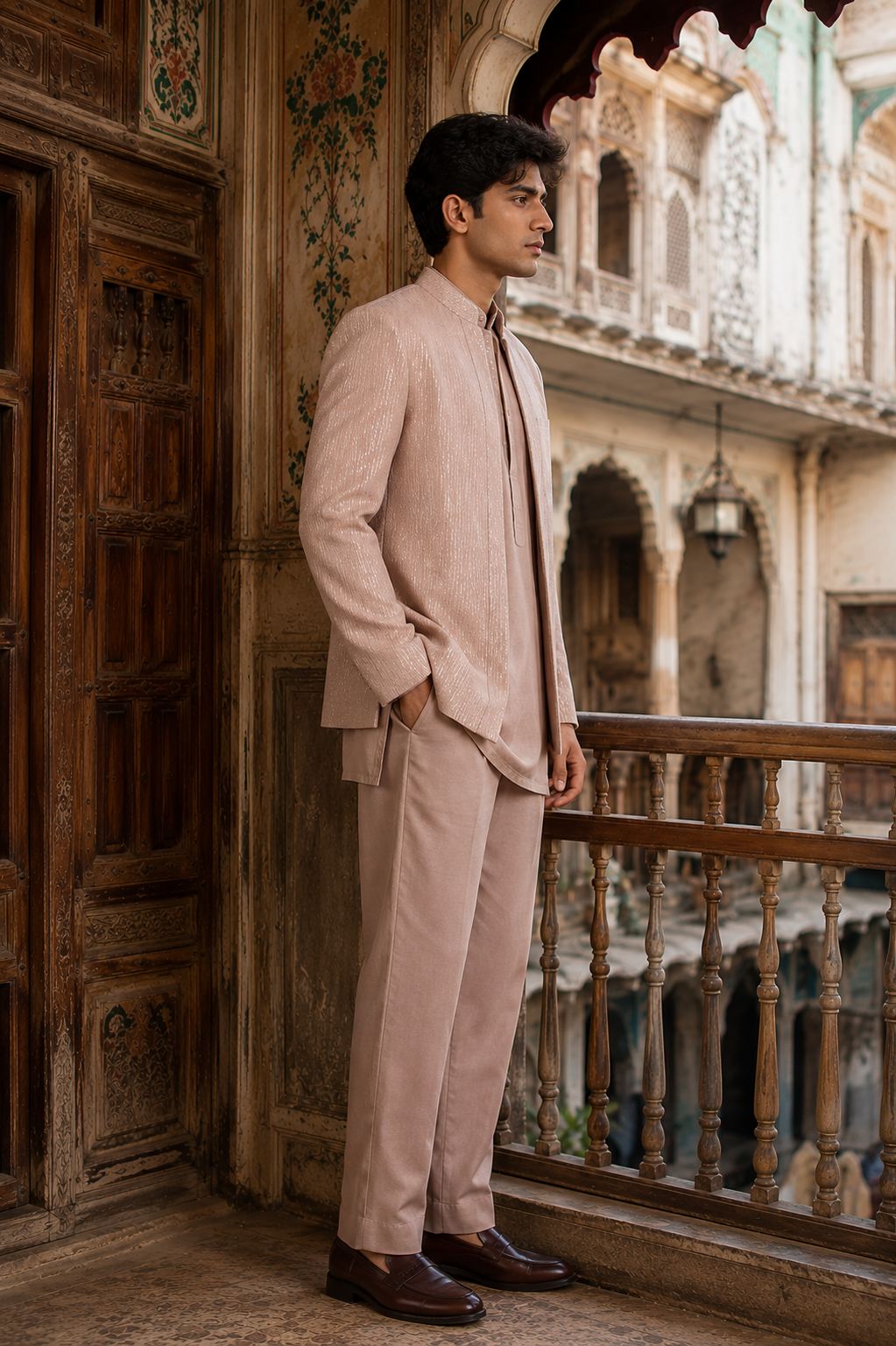 Dastaan Indo Western Jacket Set