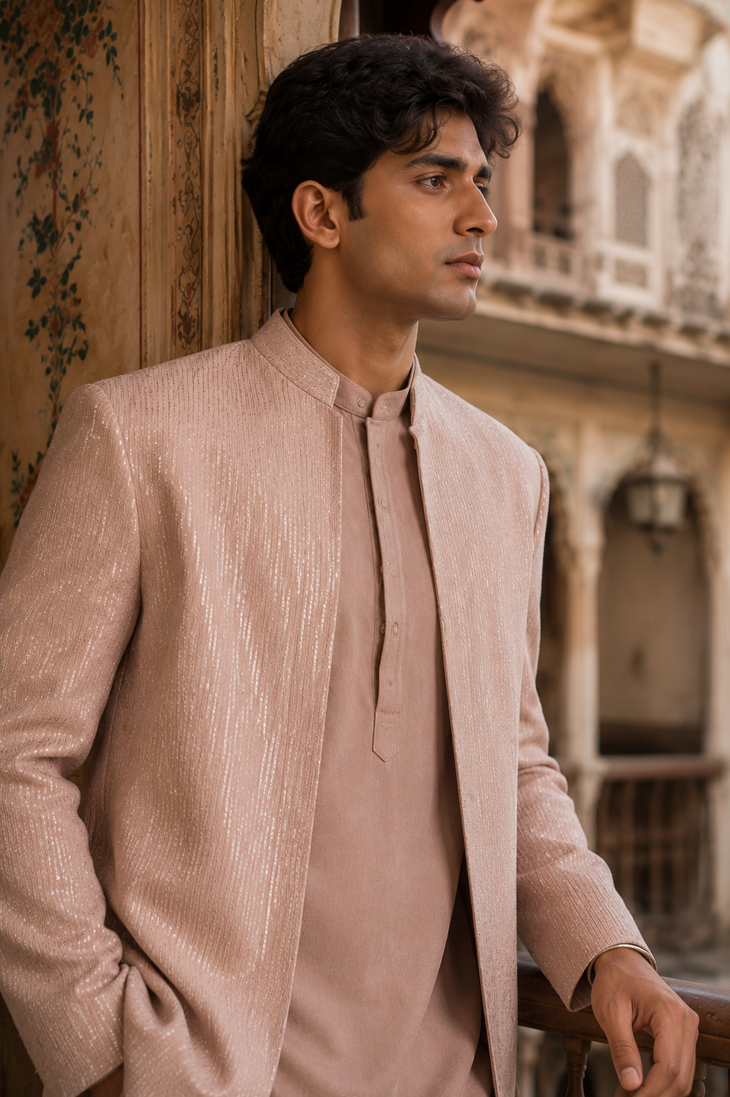 Dastaan Indo Western Jacket Set