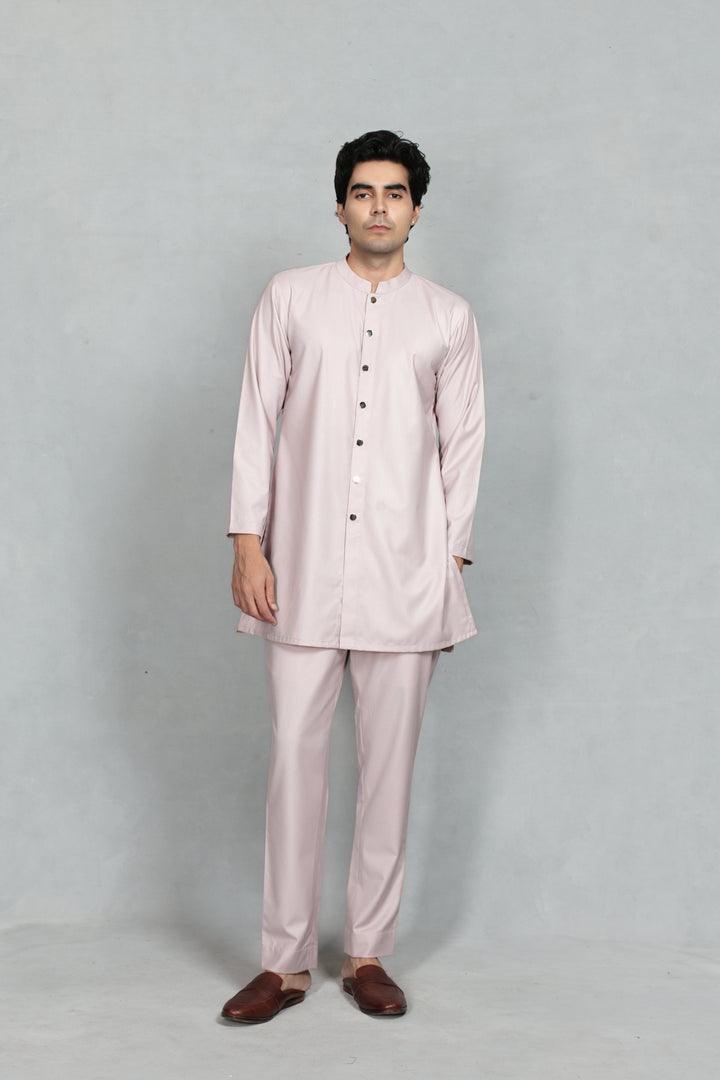 Raaz Indo Western Jacket Set in Mauve