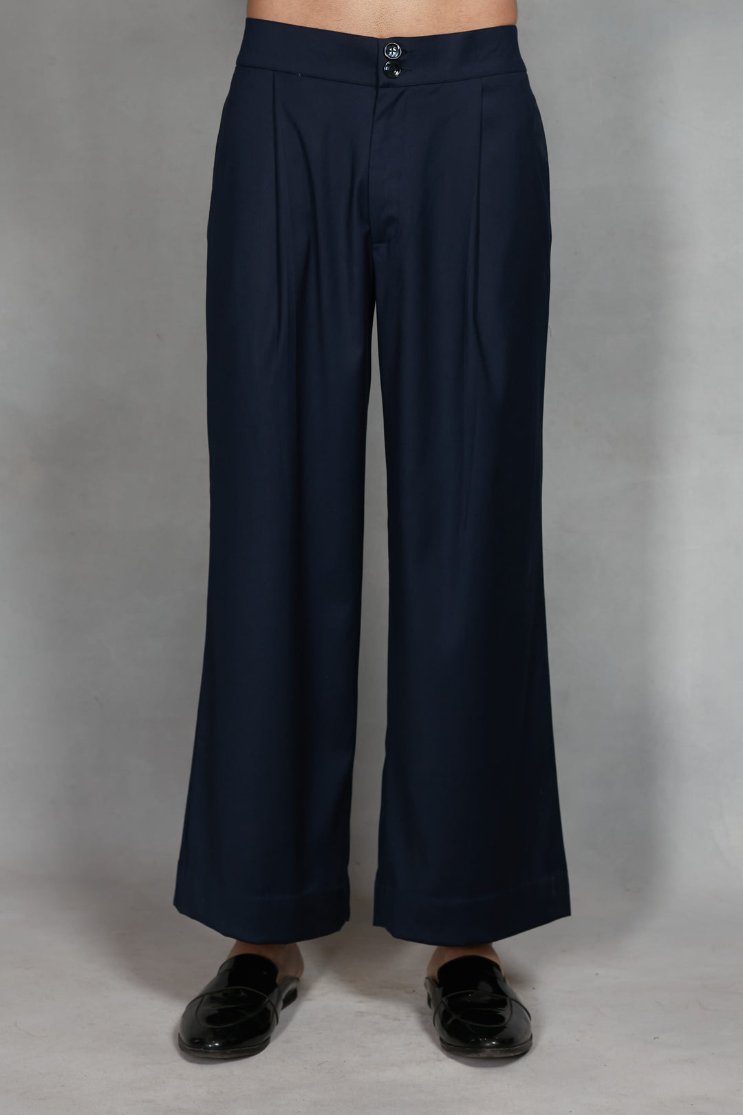 Anant Indo Western Jacket Set in Navy Blue