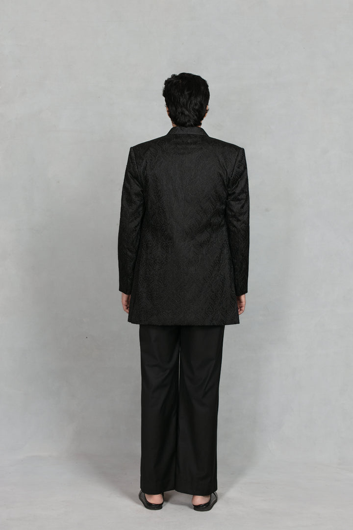 Shahi Indo - Western Jacket Set in Black