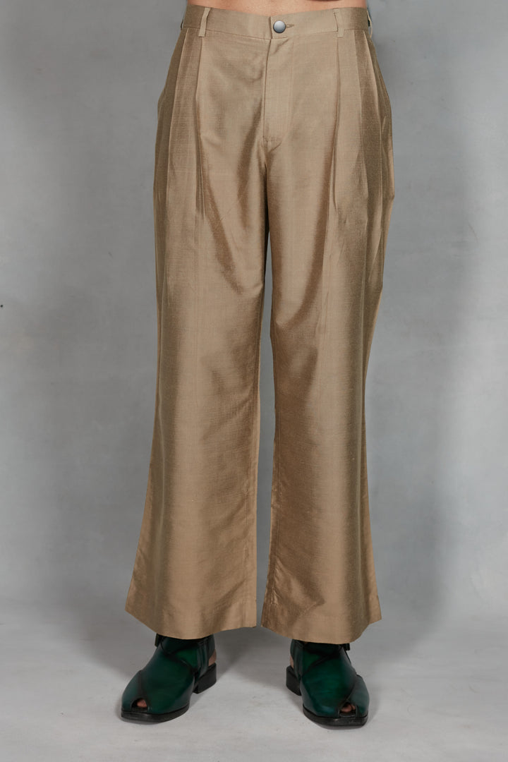 Dastkar Indo - Western Jacket Set in Green