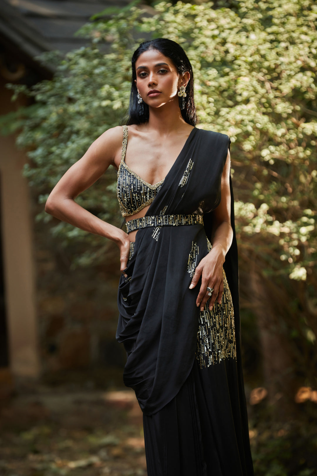 Kim Black Concept Saree