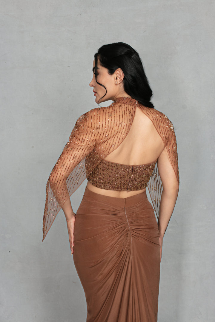 Meher Co-ord Set in Mocha Brown