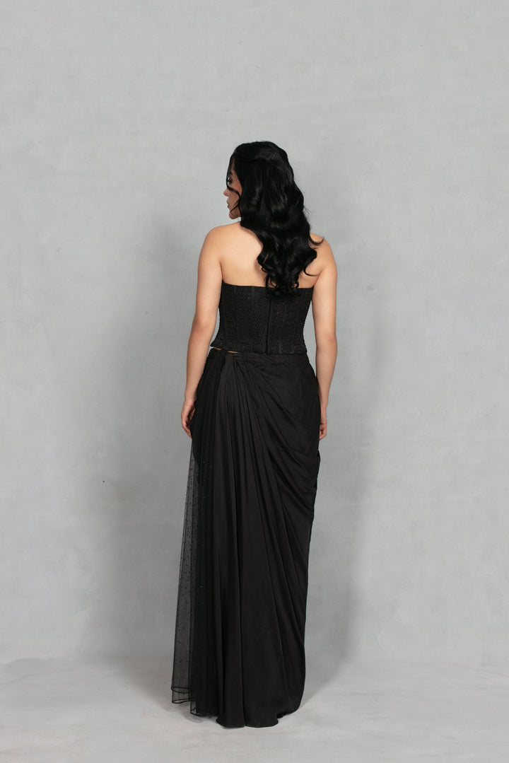Aira Co-ord Set in Black
