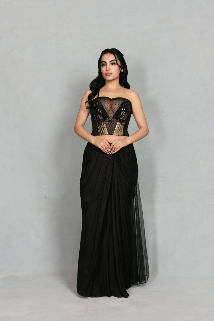 Aira Co-ord Set in Black
