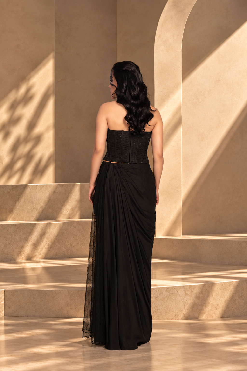 Aira Co-ord Set in Black