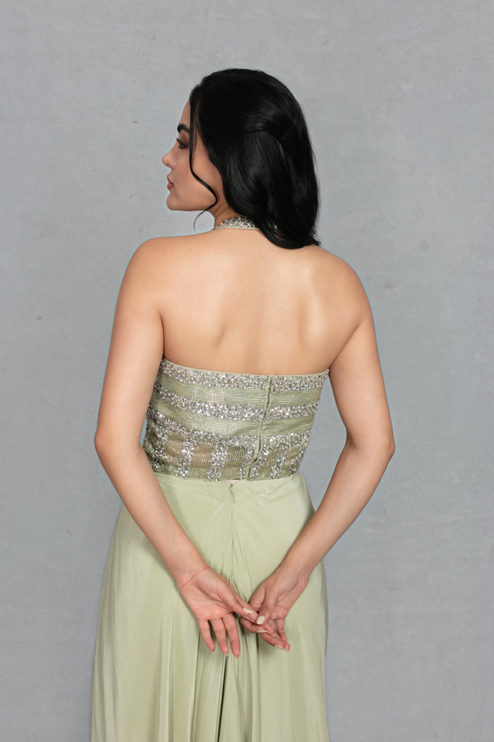 Virsa Cord Set in Sage Green