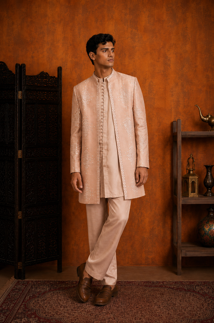 Ujaas Indo Western Jacket Set