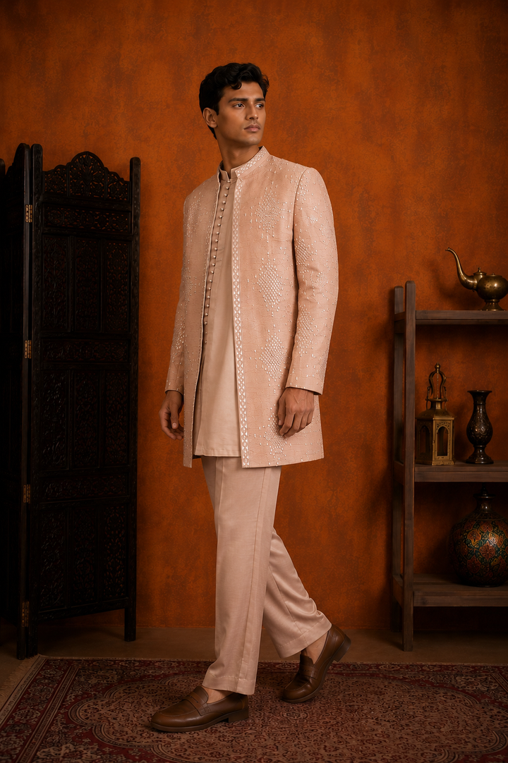 Ujaas Indo Western Jacket Set