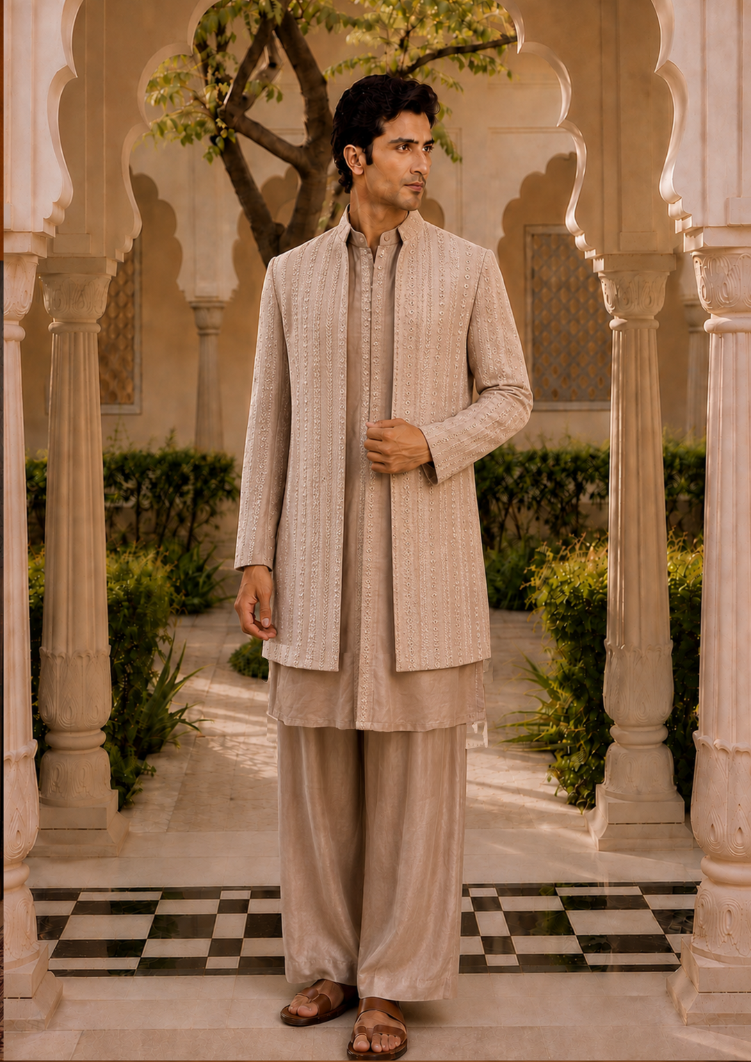 Ehsaas Indo Western Jacket Set