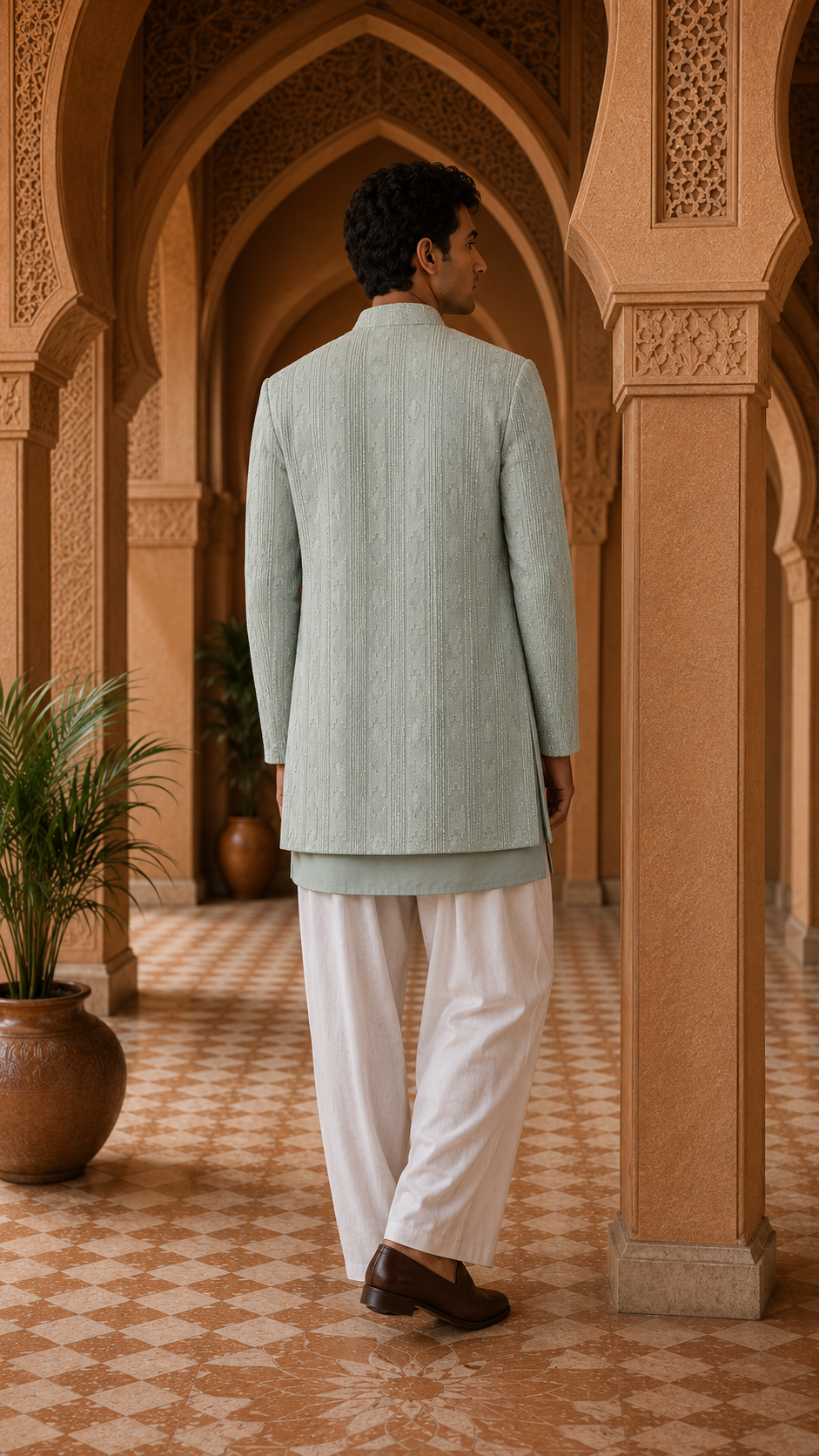 Shair Indo Western Jacket Set