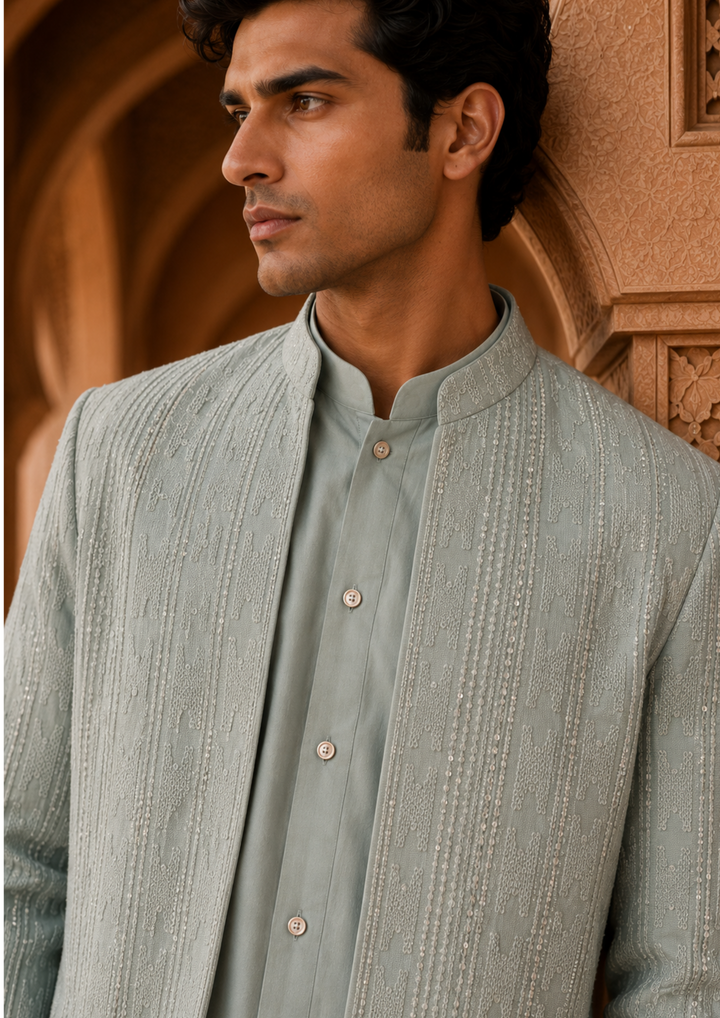 Shair Indo Western Jacket Set