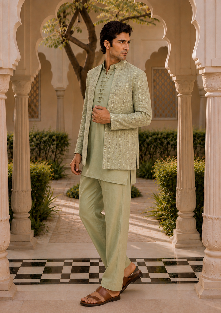 Saagar Indo Western Jacket Set
