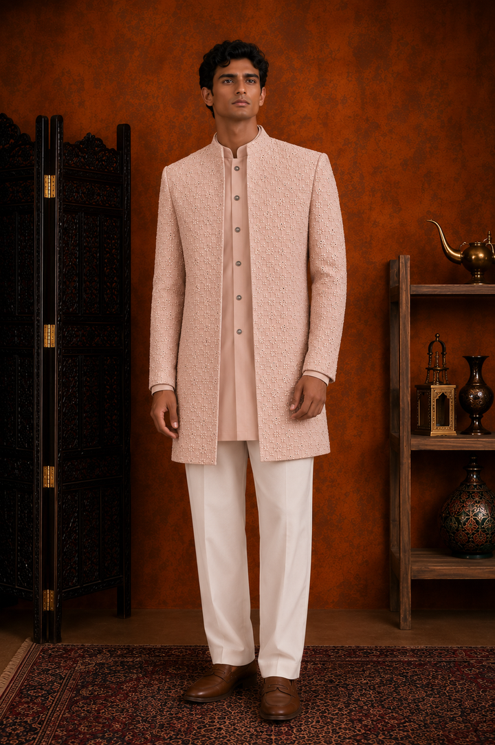 Aahang Indo Western Jacket Set