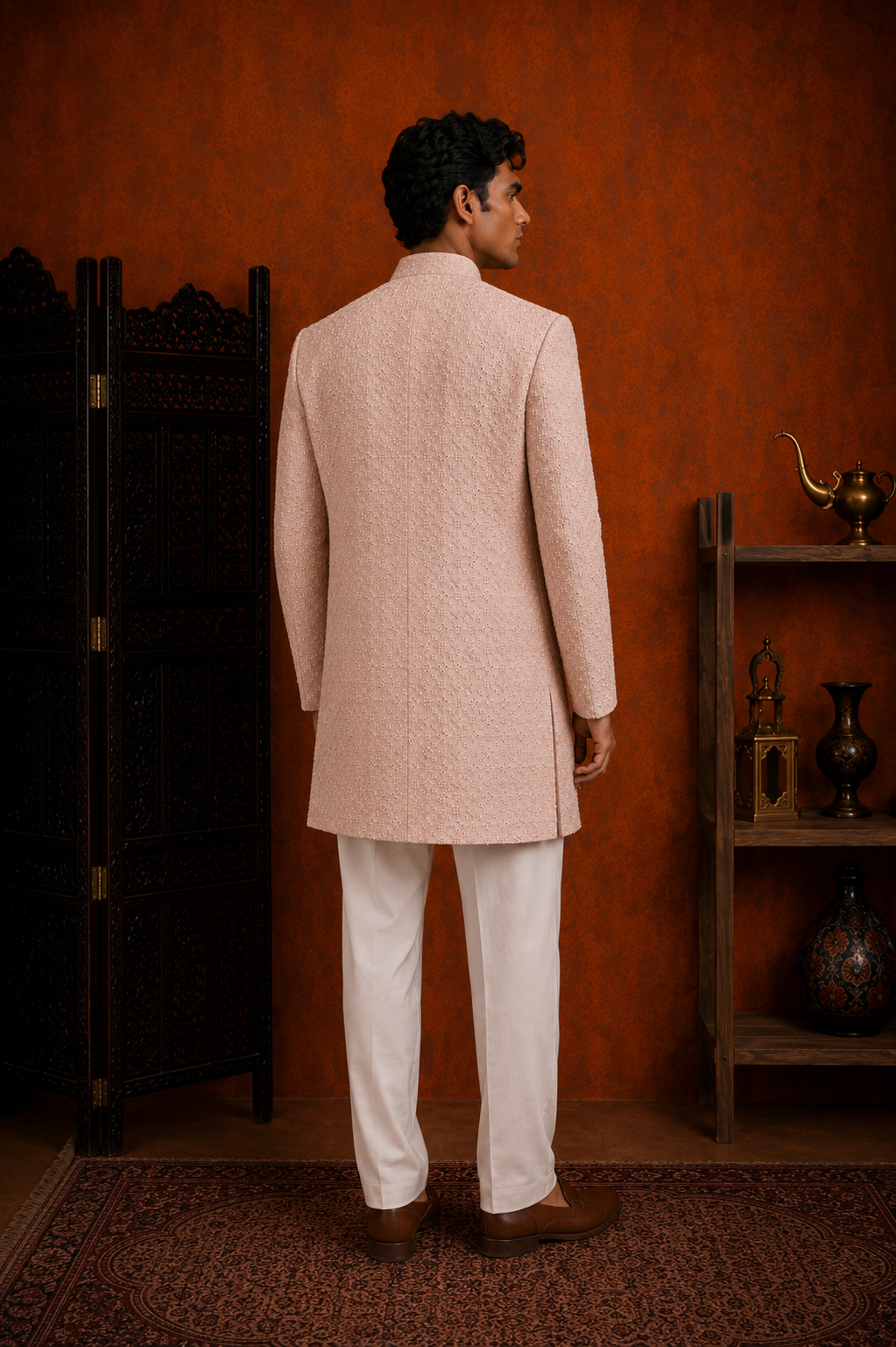 Aahang Indo Western Jacket Set