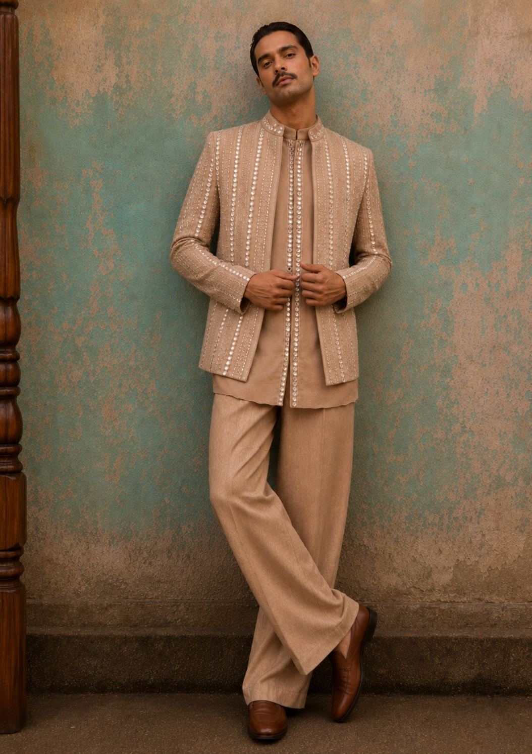 Lams Indo Western Jacket Set