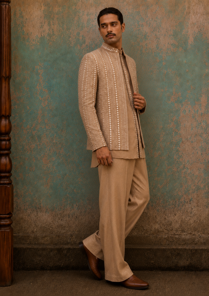Lams Indo Western Jacket Set